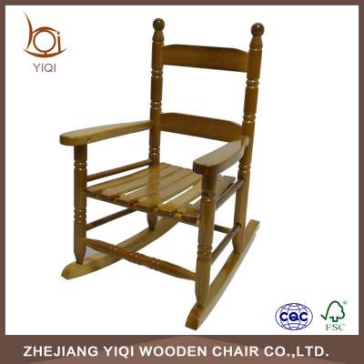 Child Living Room Rocker Chair Wood Rocker