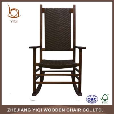 Factory price Rattan Outdoor Deck Rocker Chair