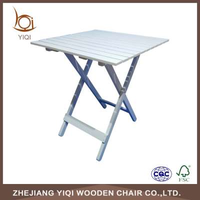 Outdoor Garden Square Wood Folding Table