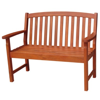 Outdoor Furniture Backyard Slat Bench Chair