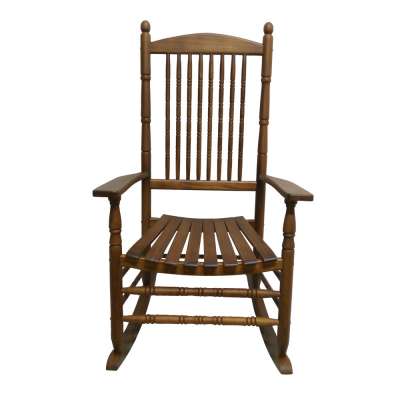 Wood Rocking Chair With Folding Table