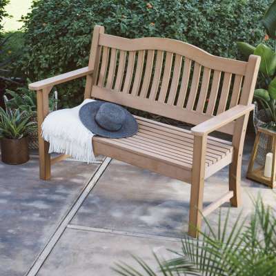 Outdoor Furniture Garden and Porch Use Wood Bench Chair